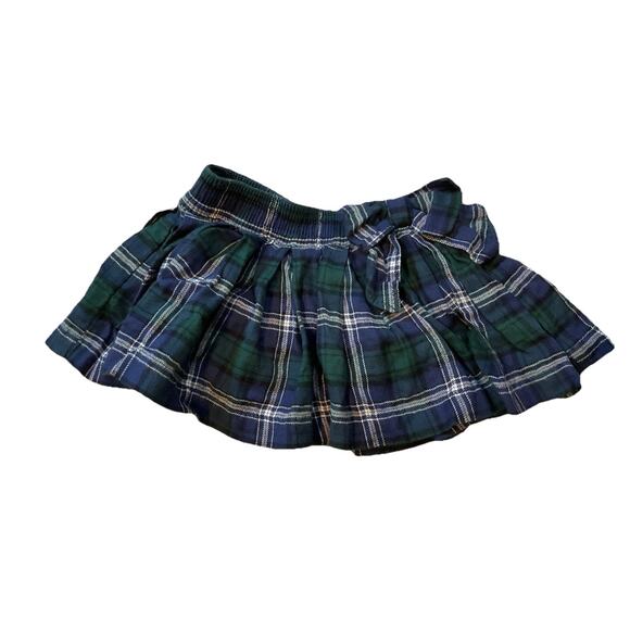 Oshkosh Girls Plaid Flannel Skirt Size 6 Months - Picture 1 of 3